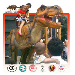 Outdoor animatronic t-rex giro