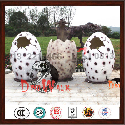 Life Size  Fiberglass Dinosaur Eggs For Taking Picture