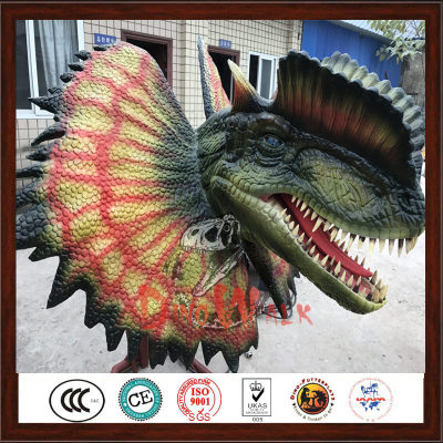 Amusement Park Artificial Dinosaur Head For Sale