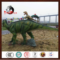 Amusement park artificial dinosaur model
