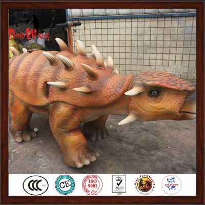 good quality mechanical dinosaur walking rides for kids with certificate