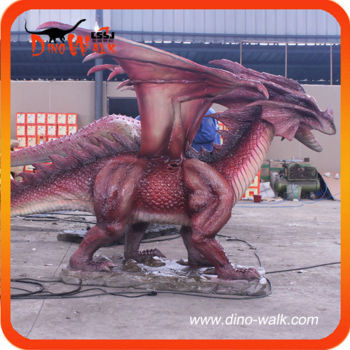 Animatronic dragon for amusement park