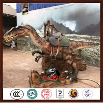 high quality animatronic raptor ride for amusement park
