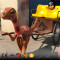 cute  animatronic cartoon dinosaur rickshaws for kids