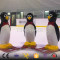 Ice Skating Life Size Fiberglass Penguin Skating for Children