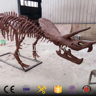 Large science artficial dinosaur skeleton replicas model