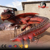 animatronic red dragon model with high quality