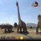 animatronic walking brachiosaurus model for dinosaur show