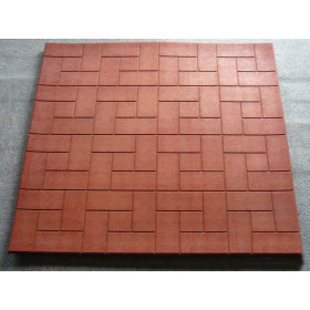 Rubber stable mat floor