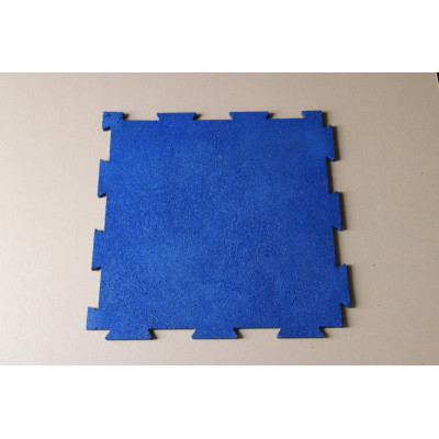 Interlocking Rubber Mat/matting(blue)
