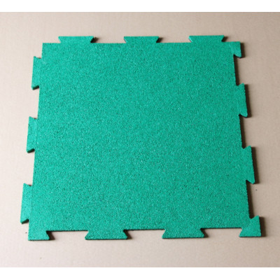 Interlocking Rubber Mat/matting(green)