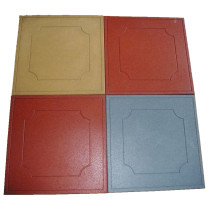 50*50cm New design surface rubber flooring