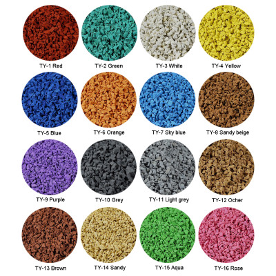 Colorful epdm Rubber Granules
