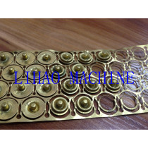 stamping mould for prong snap button