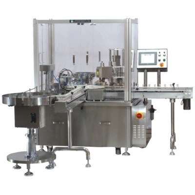 Vial Filling & Plugging & Capping Machine