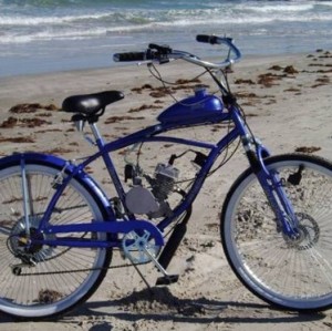 الغاز محرك الدراجة، دراجة كهربائية، طراد الشاطئ