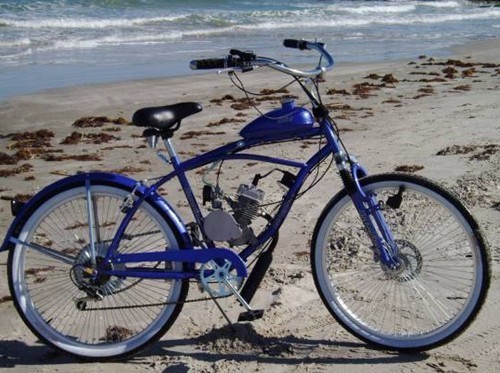 الغاز محرك الدراجة، دراجة كهربائية، طراد الشاطئ