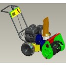 العلامة التجارية الجديدة البسيطة الغاز المنفاخ سنو! 5.5HP، 6.5HP اليدوية والكهربائية منفاخ الثلوج بداية!