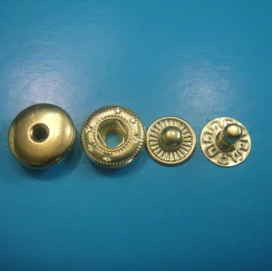 Metal Spring Snap Button Metal Snap Fastener