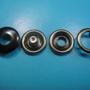 Hollow Cap Ring Snap Button Hollow Cap Prong Type Snap Button