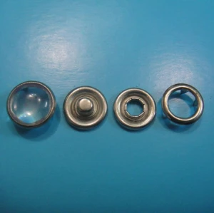 Fashion Transparent Pearl Snap Button