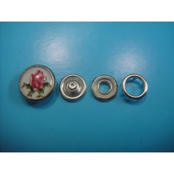 Flower Design Pearl Snap Button Designer Pearl Snap Button