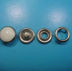 11MM Fashion White Pearl Snap Button Peal Prong Snap Button