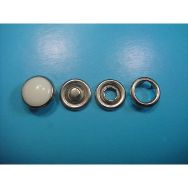 11MM Fashion White Pearl Snap Button Peal Prong Snap Button