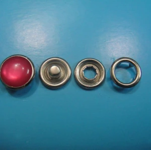 Fashion Pearl Snap Fastener Prong Snap Fastener