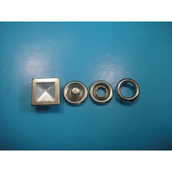 Designer Snap Fastener Square Pearl Snap Button