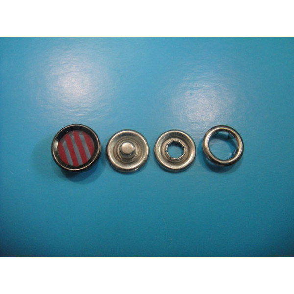 Red Pearl Snap Button Pearl Snap Fastener