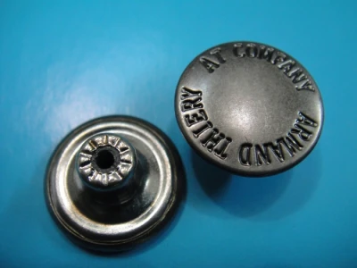 Antique Silver Fashion Jeans Button Jeans Metal Button