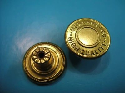 Golden Fashion Jeans Button Jeans Metal Button