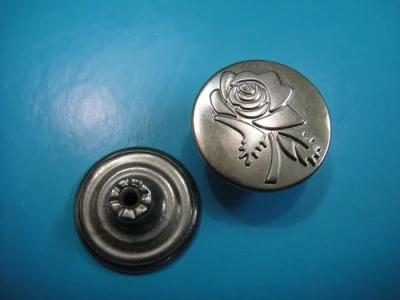 Fashion Metal Copper Jean Buttons