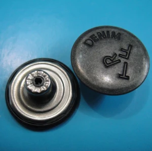 Brass Denim Jeans Tack Button