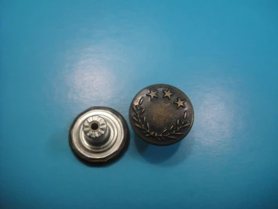 15MM Metal Jeans Snap Button Plain Jeans Button