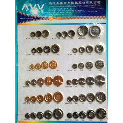 Zinc Alloy Sewing Button