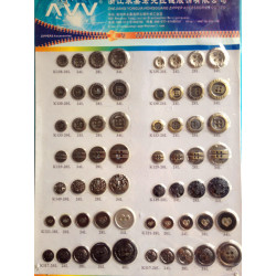 Zinc Alloy Sewing Button