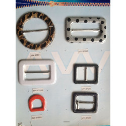 belt buckle with fabric