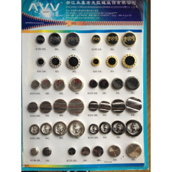 Zinc Alloy Sewing Button
