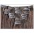 #4- BROWN 70g 20'' 7pcs Clip IN/ON 100% Human Hair Extensions