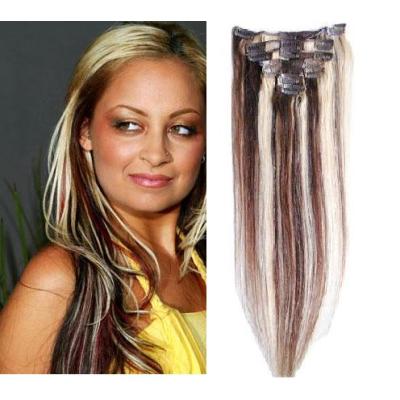 4/613 70g 20'' 7pcs Clip IN / ON 100% Human Hair Extensions