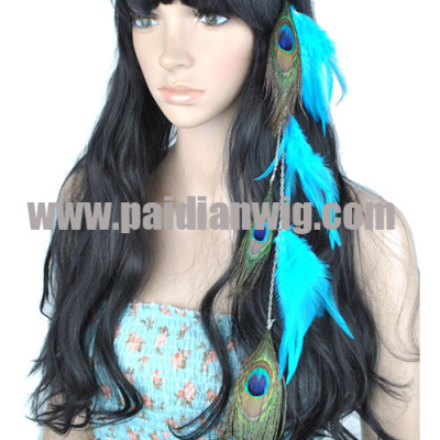 Peacock Feather Hair Extensions  PP66