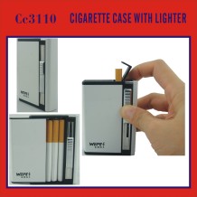 new design windproof lighter,Metal cigarette case with lighter,metal cigarette box with lighter