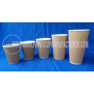 corrugated paper cups