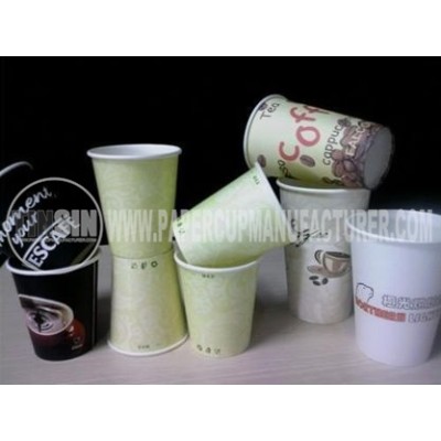 PLA lined paper hot cups