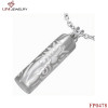 Stainless Steel Cylinder Textured Drawing Fashion Pendant