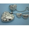 Stainless Steel Heart Shape Jewelry Set