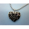 Heart Texture Stainless Steel Pendant
