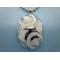 Stainless Steel China Theatrical Mask Texture Pendant